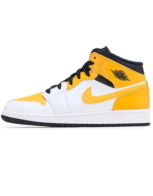 Load image into Gallery viewer, Big Kid&#39;S  1 Mid &quot;University Gold&quot; White/University Gold-Blk (554725 170) - 7
