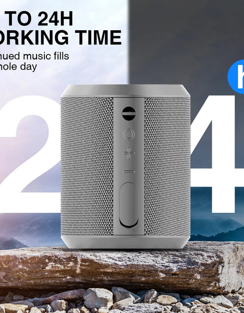 Load image into Gallery viewer, Bluetooth Speaker, 24H Playtime Portable Wireless Bluetooth 5.0 Speaker with Stereo Bass, up to 100 Ft Bluetooth Range, IPX7 Waterproof Mini Bluetooth Speaker
