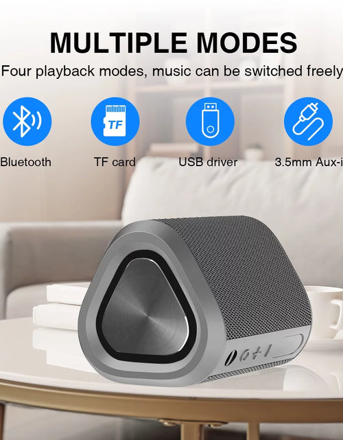 Load image into Gallery viewer, Bluetooth Speaker, 24H Playtime Portable Wireless Bluetooth 5.0 Speaker with Stereo Bass, up to 100 Ft Bluetooth Range, IPX7 Waterproof Mini Bluetooth Speaker
