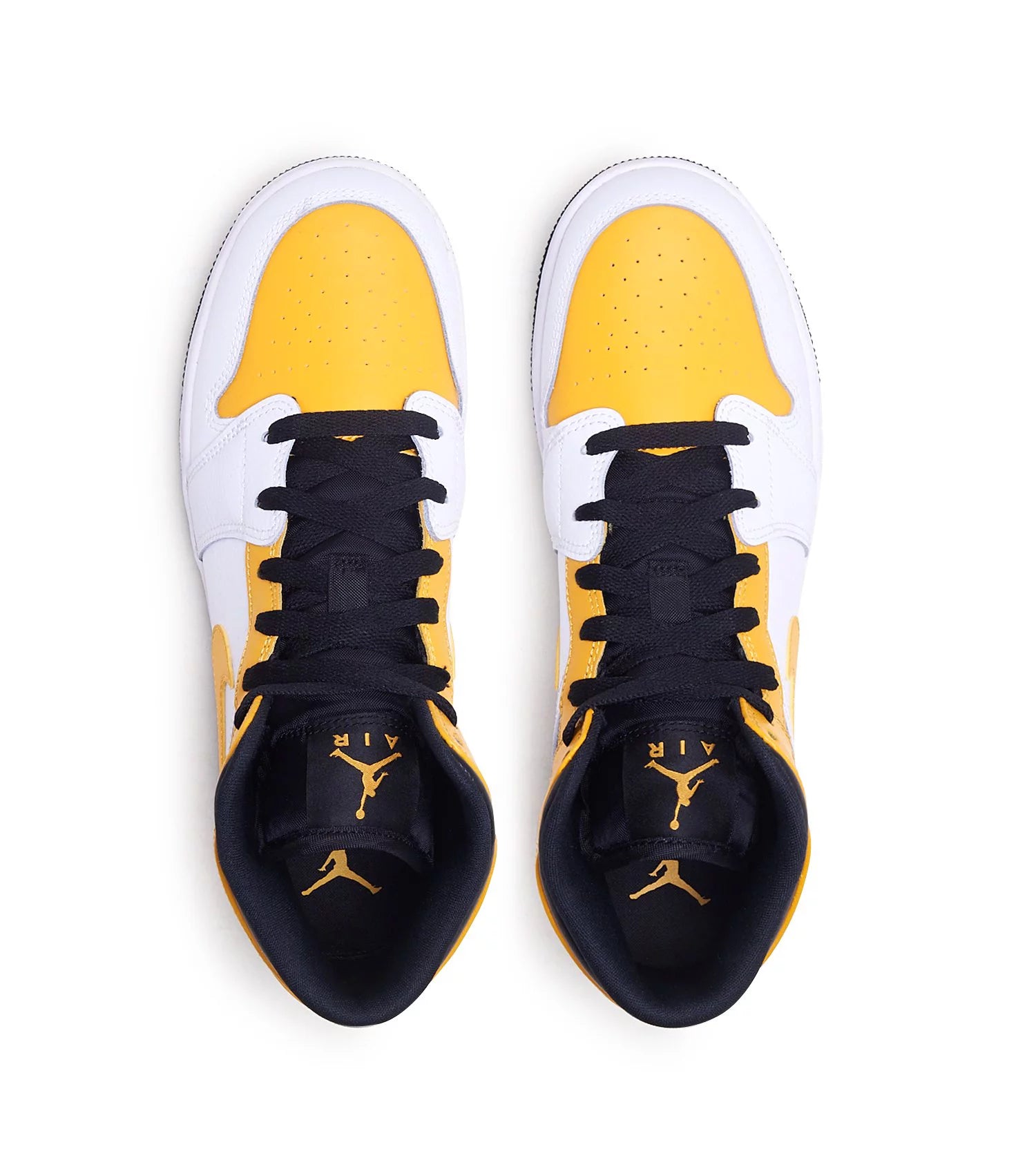 Big Kid'S  1 Mid "University Gold" White/University Gold-Blk (554725 170) - 7