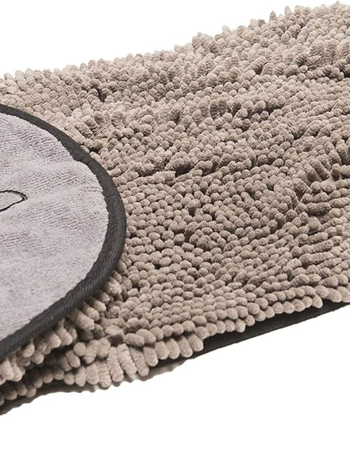 Load image into Gallery viewer, Shammy Dog Towels for Drying Dogs - Heavy Duty Soft Microfiber Bath Towel - Super Absorbent, Quick Drying, &amp; Machine Washable - Must Have Dog &amp; Cat Bathing Supplies | Grey 13X31
